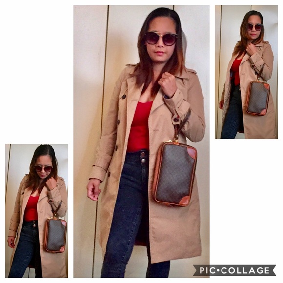 Authentic Celine Brown Macadam Clutch Bag - Picture 8 of 8